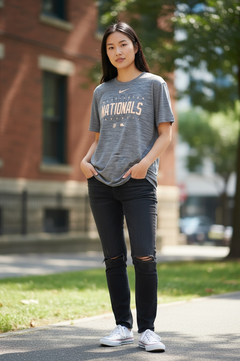 Washington Nationals Dri-FIT Cherry Blossom Edition Shirt – Nike (2023, Size L)