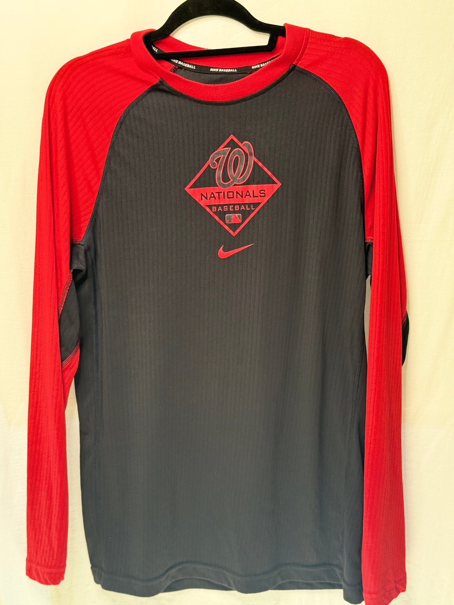 Washington Nationals Men’s Long Sleeve Dri-FIT Shirt – Nike (Size L)