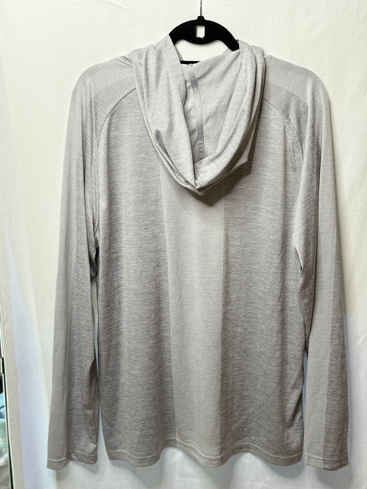 Baltimore Orioles Majestic Dri-FIT Long Sleeve Hoodie Shirt – Gray (Size L)