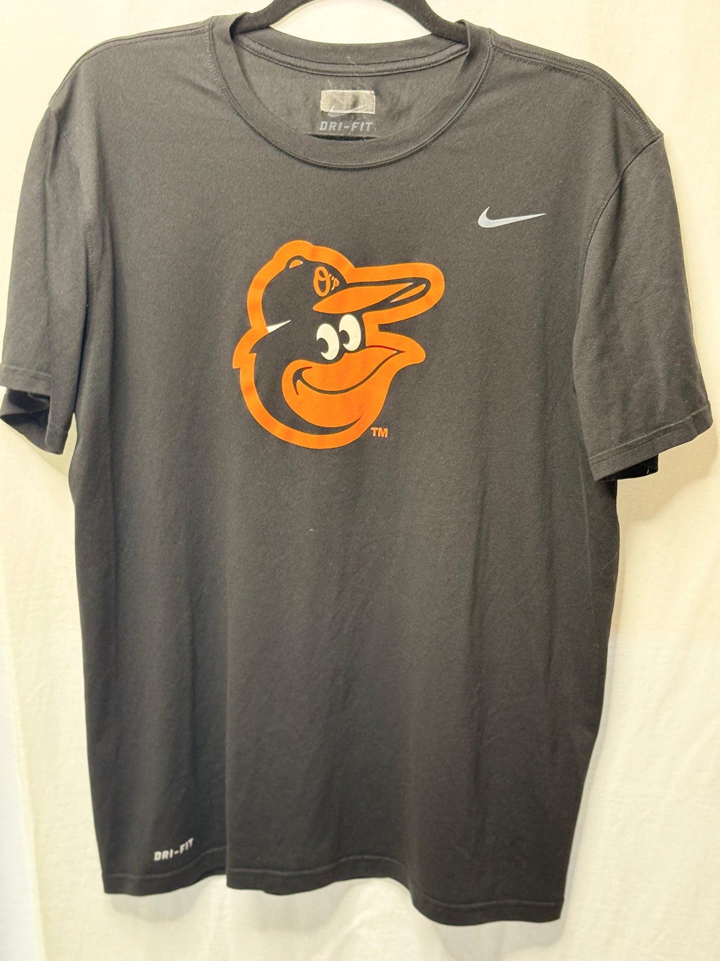 Baltimore Orioles Nike Dri-FIT Shirt – Black (Size L, Short Sleeve)