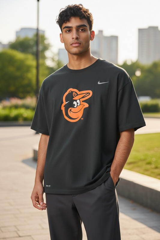 Baltimore Orioles Nike Dri-FIT Shirt – Black (Size L, Short Sleeve)
